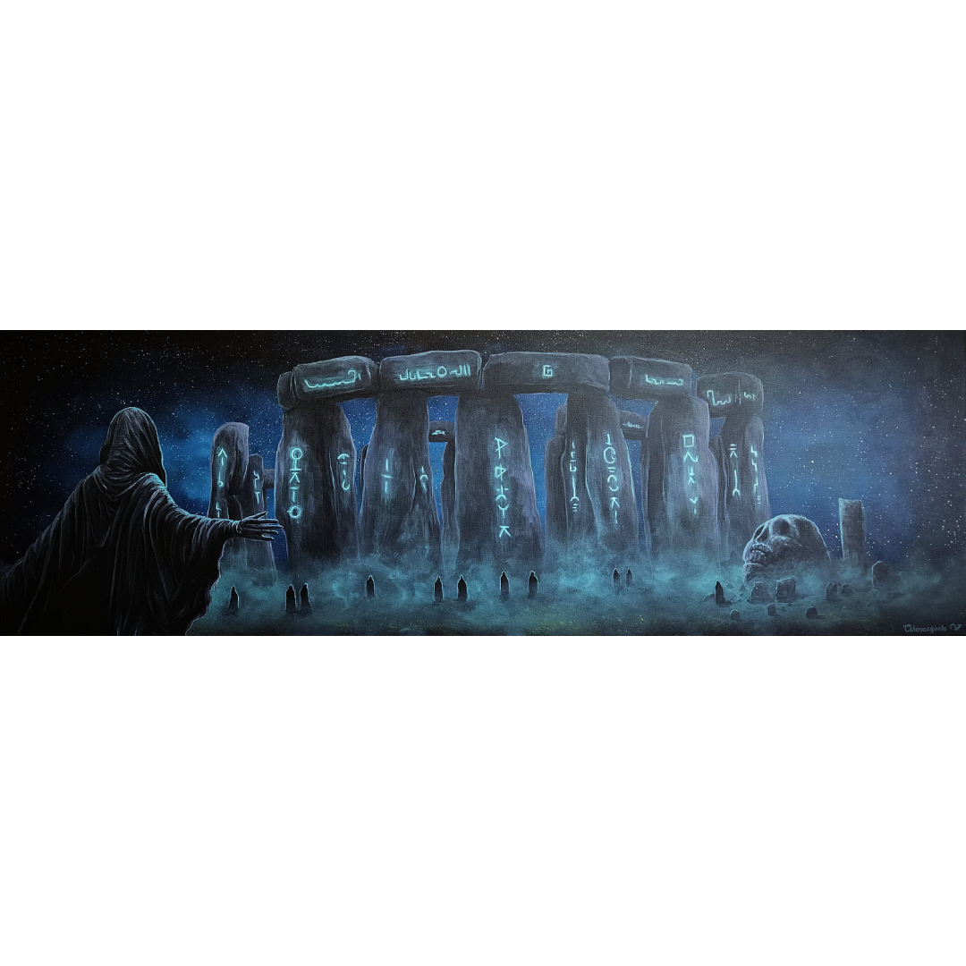 painting of Stonehenge